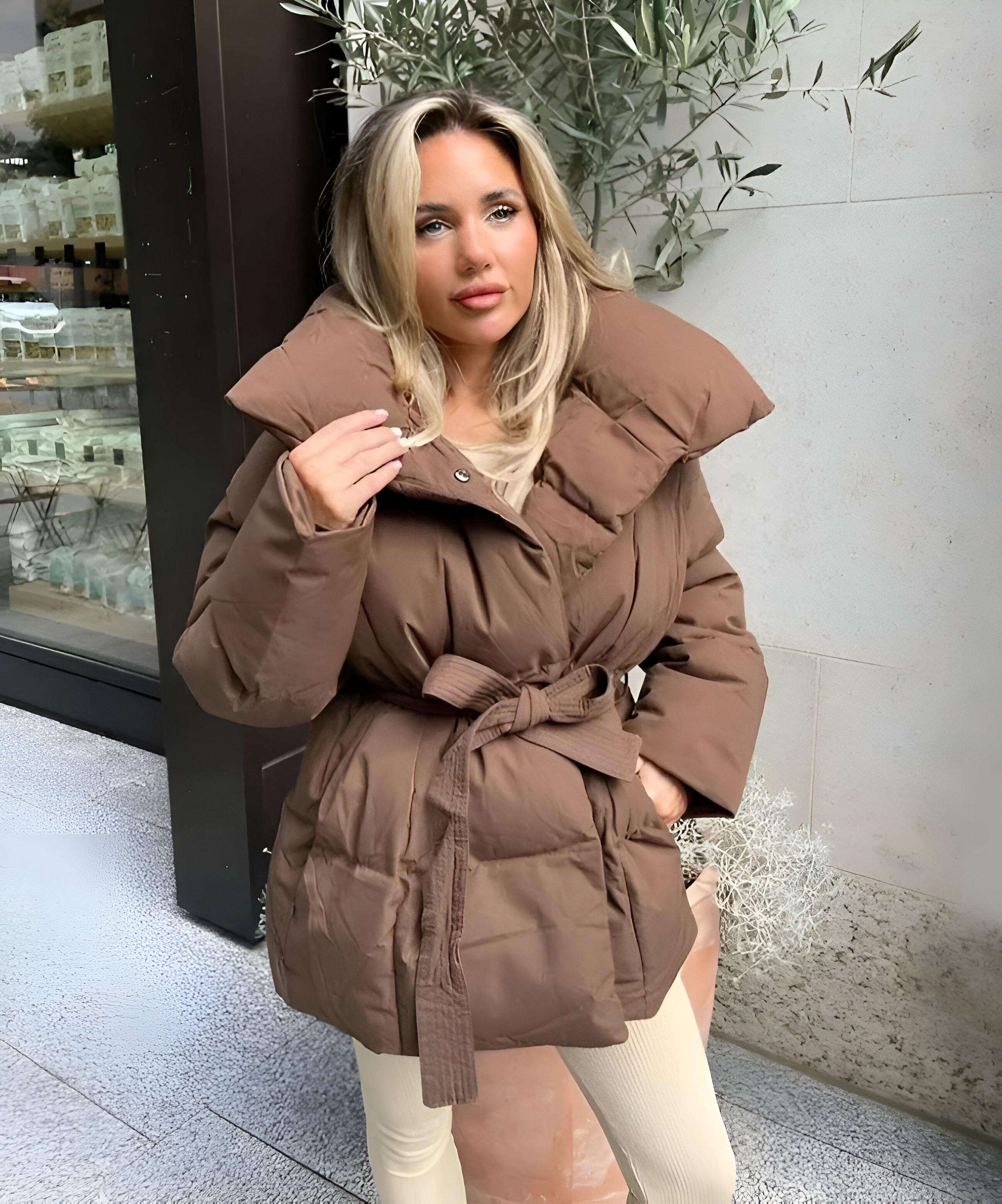 Tie Up | Puffer Coat