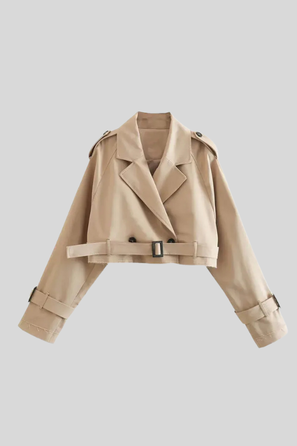 Eve | Cropped Trench Coat