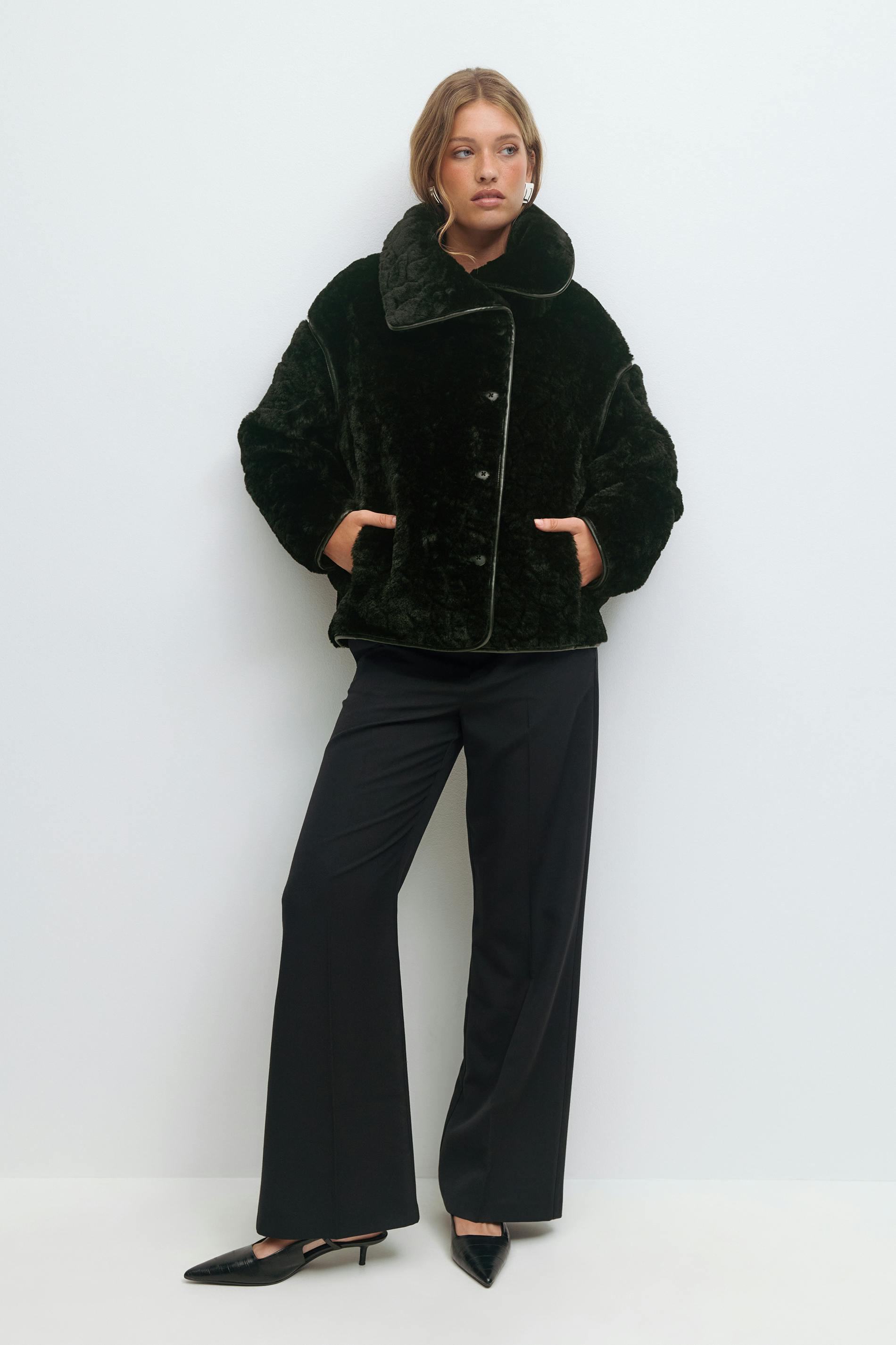 Chic Faux Fur Jacket