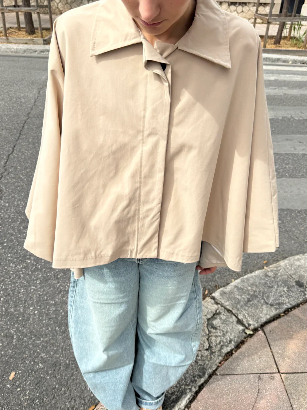 Oversized Cape Coat