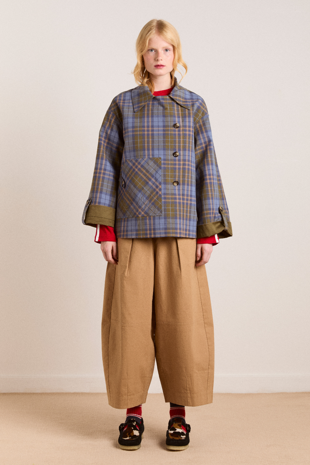 Olive Reversible Crop Trench