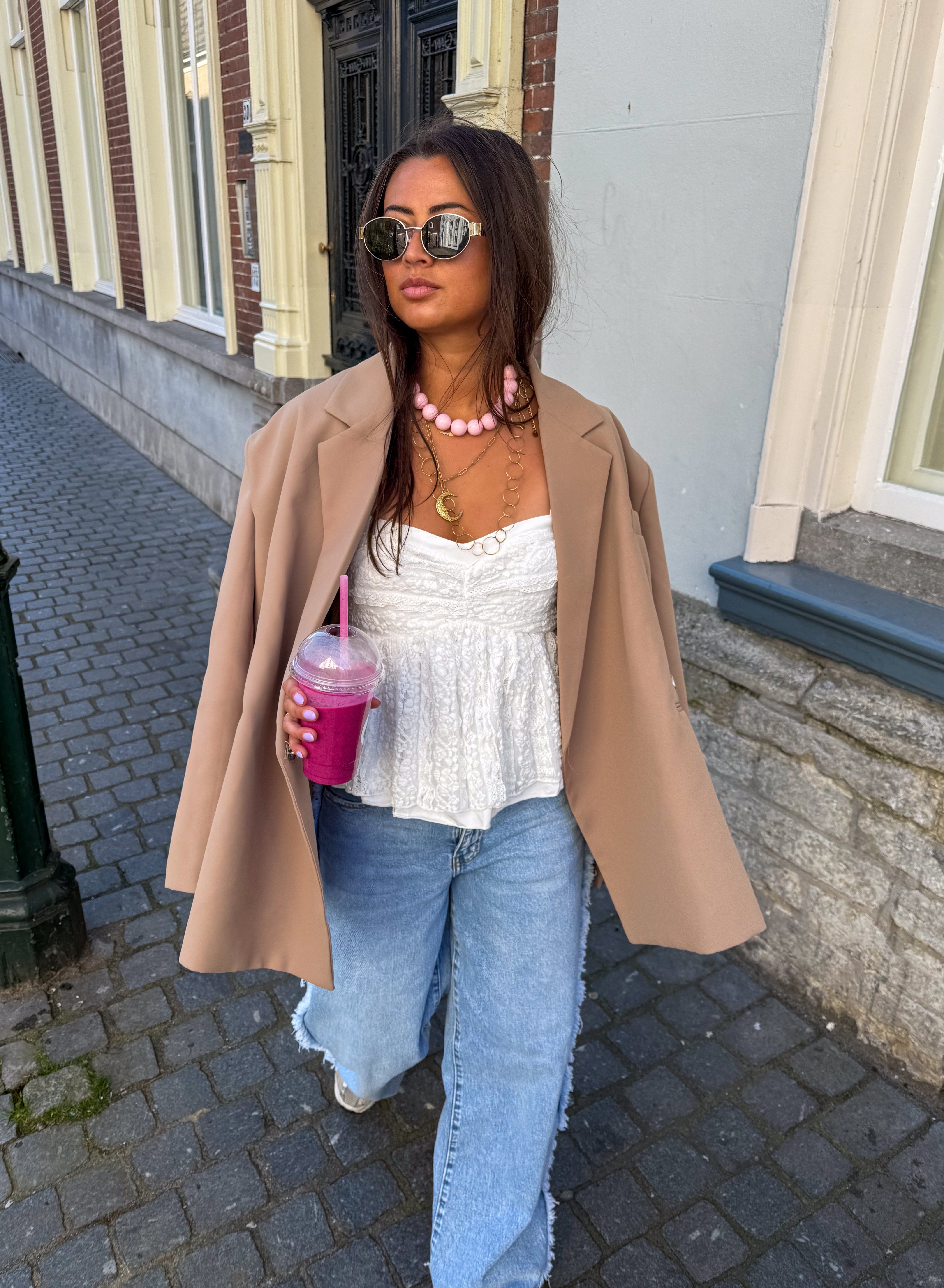 Oversized Blazer Camel