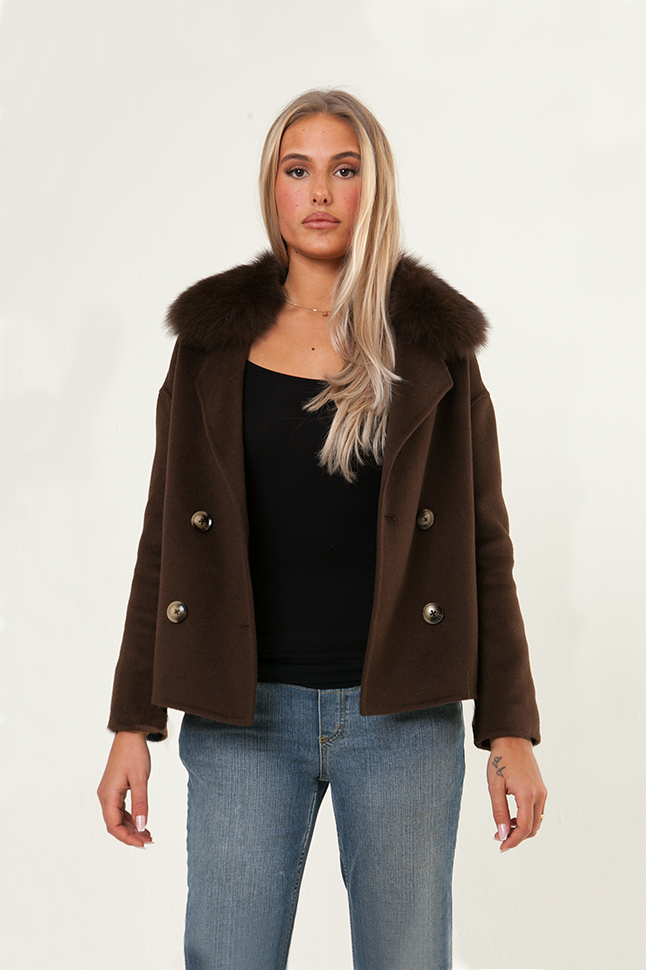 Double Button Coat - Anoush