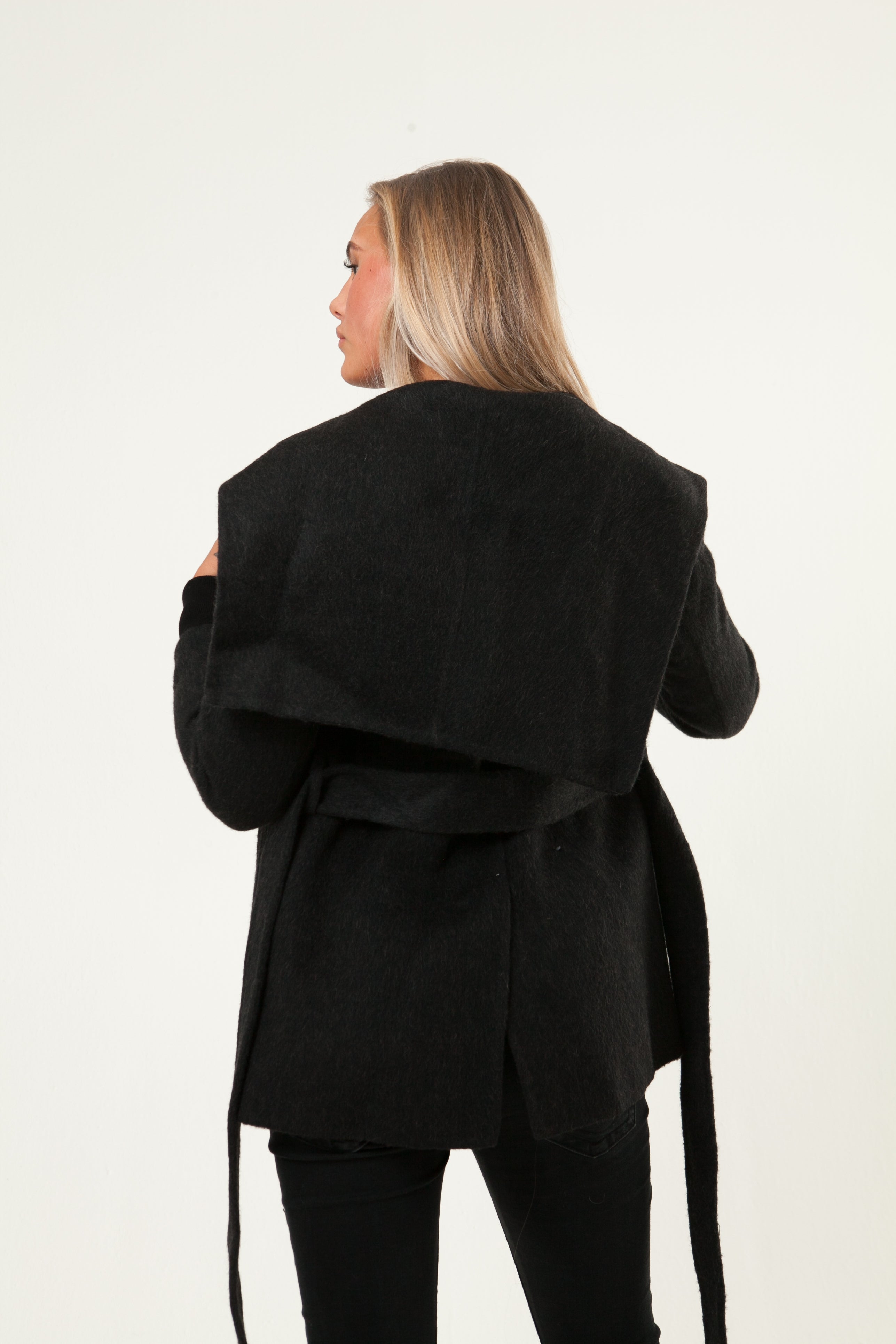 Double-Woven Wool Coat