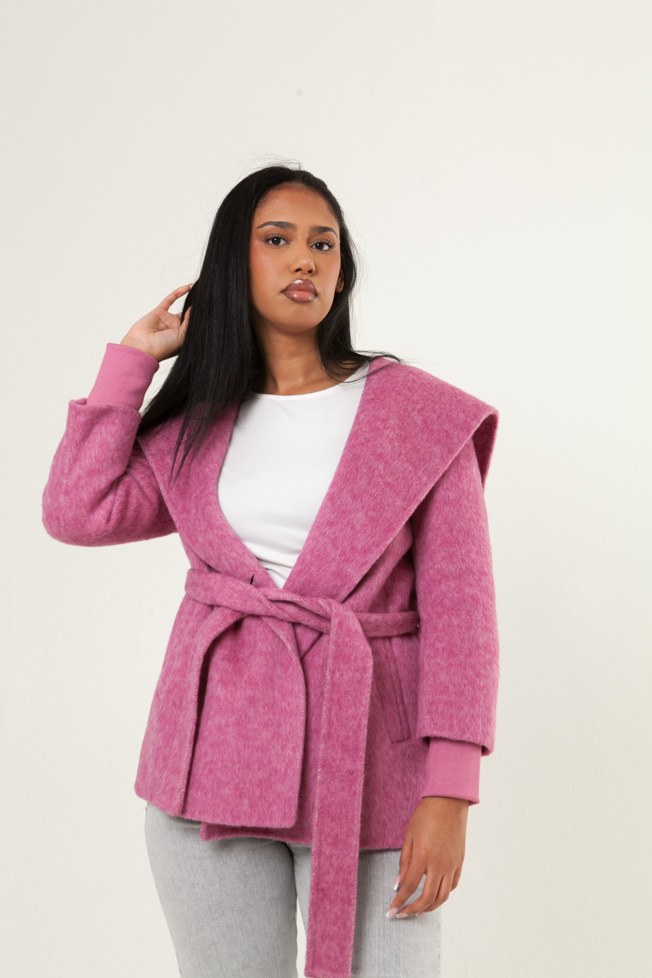 Double-Woven Wool Coat
