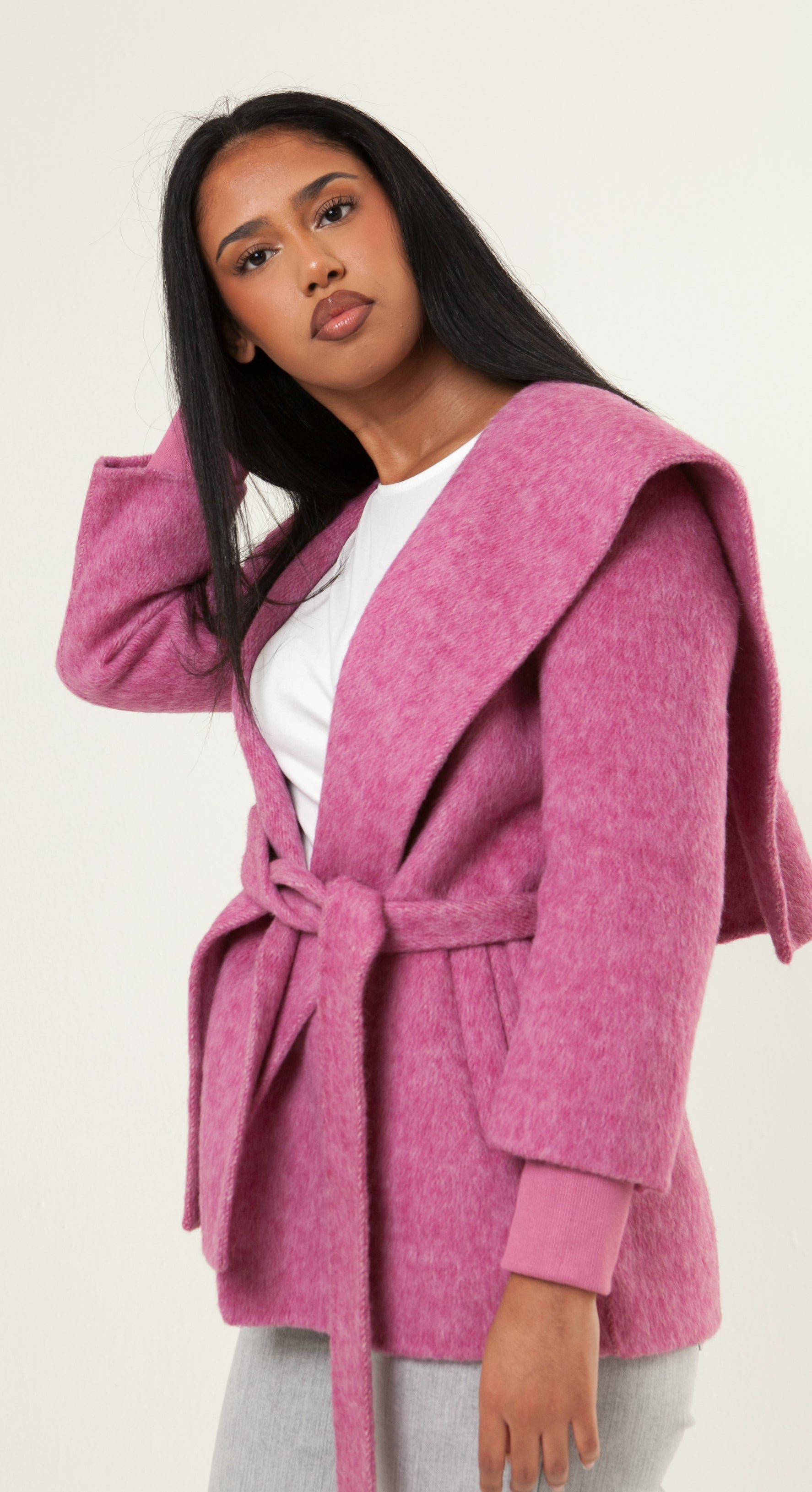 Double-Woven Wool Coat