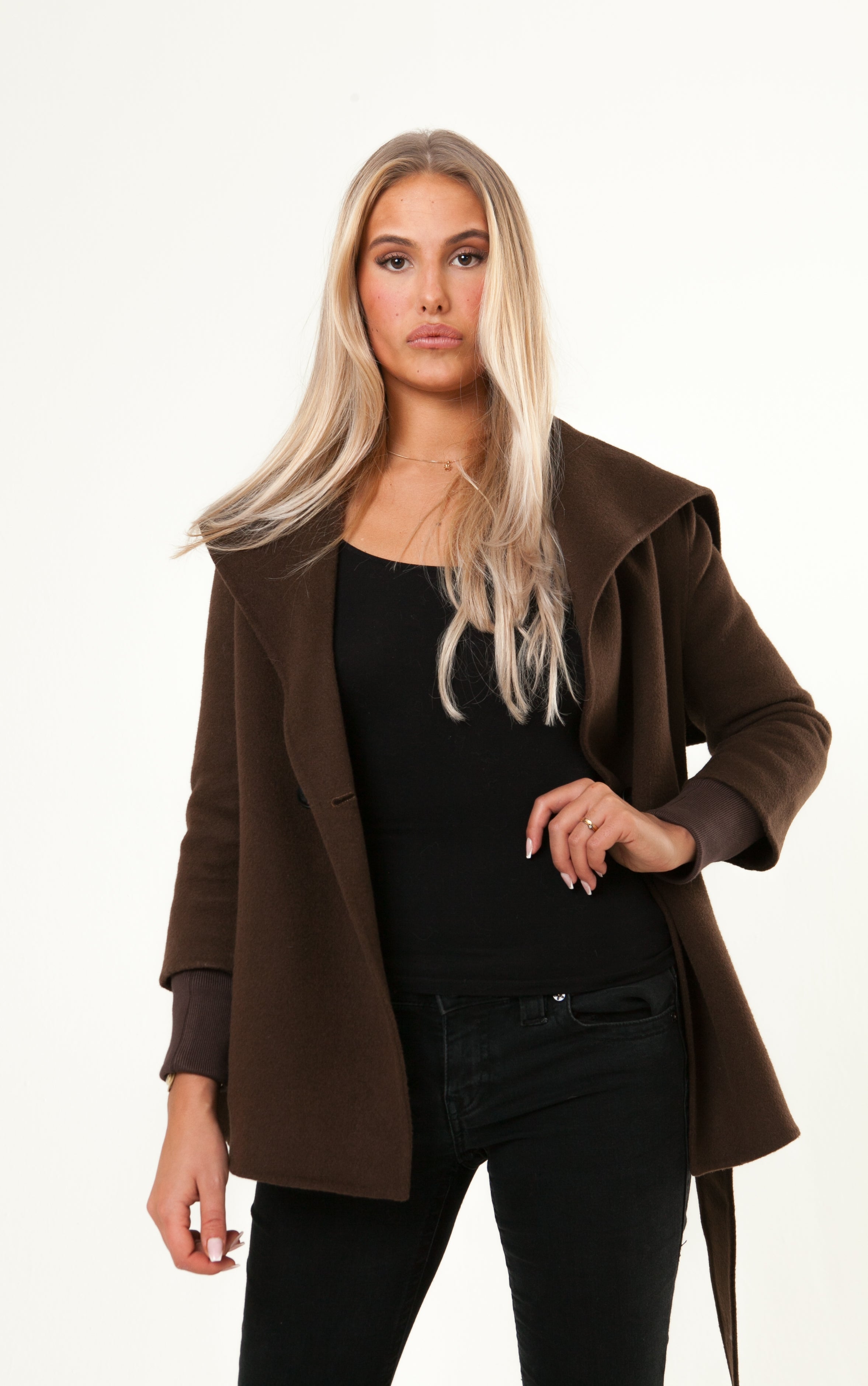 Double-Woven Wool Coat