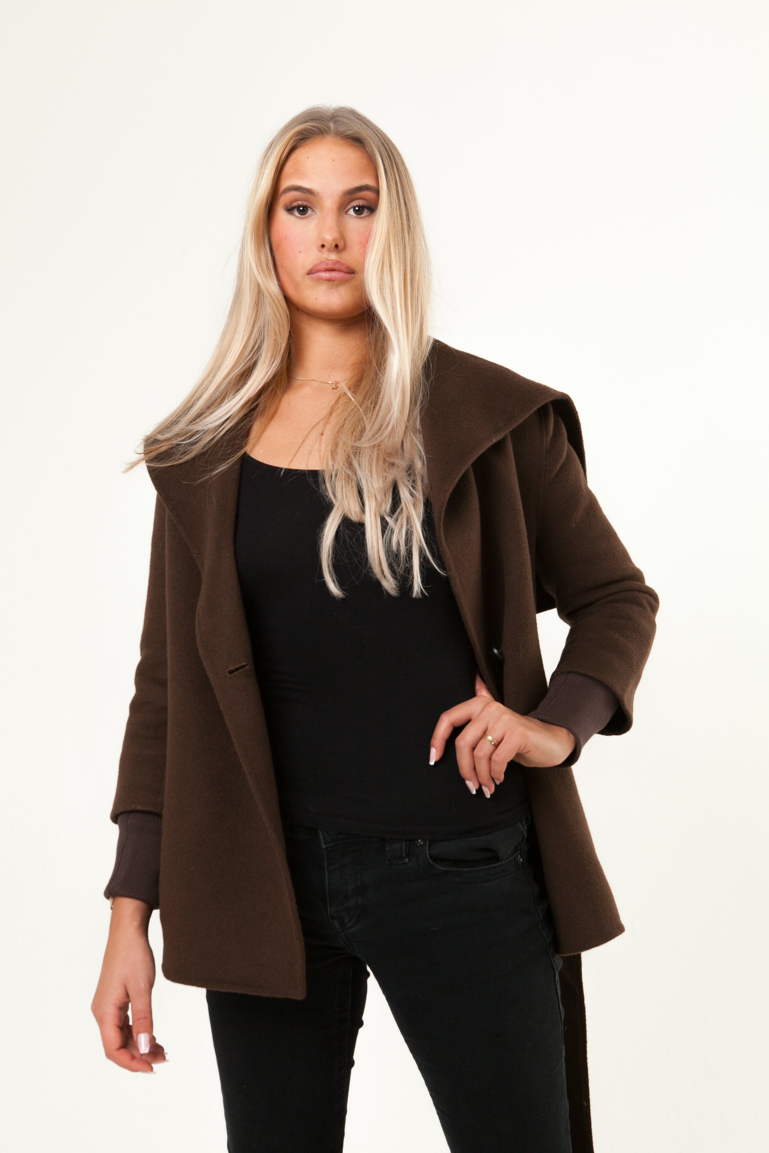 Double-Woven Wool Coat