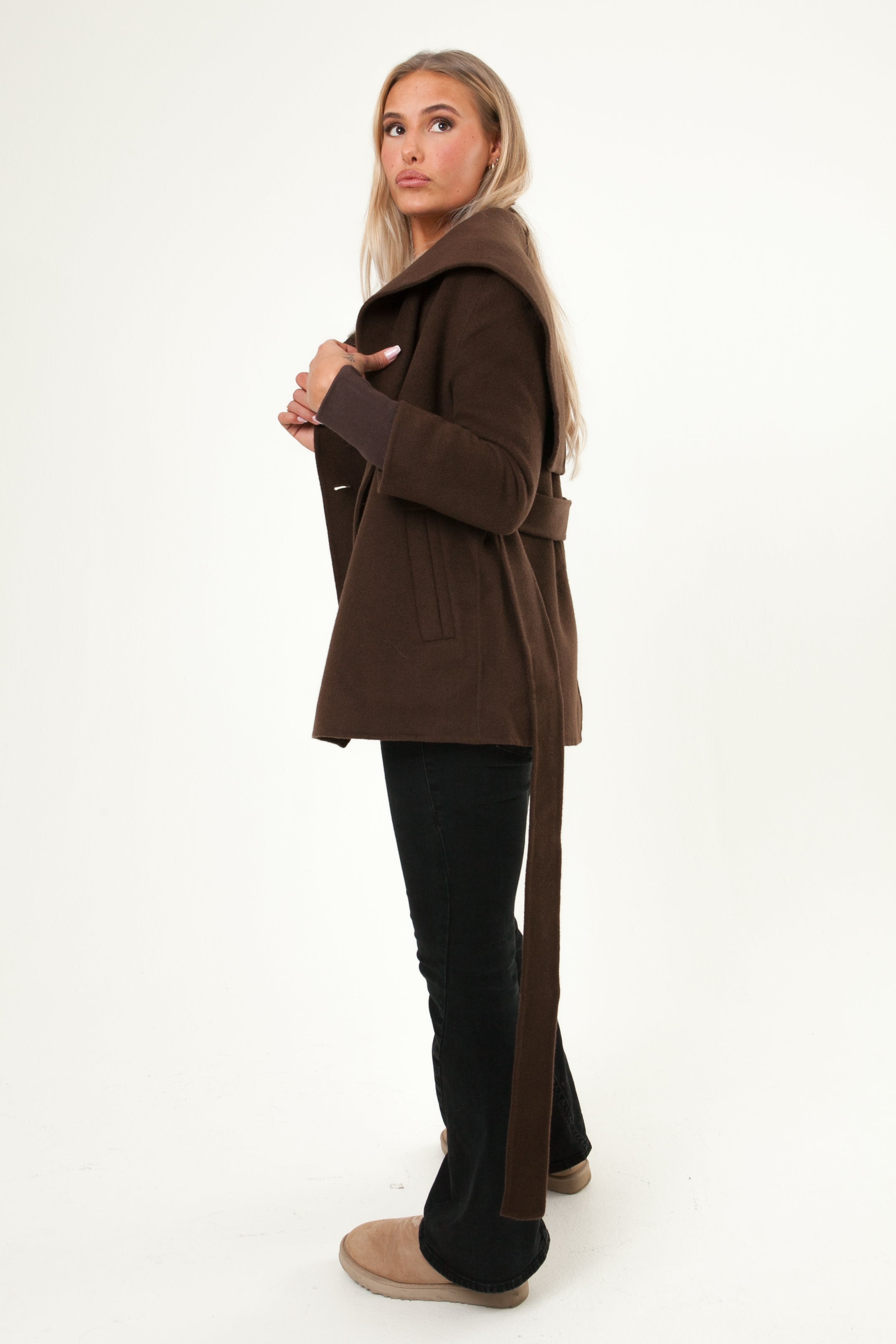 Double-Woven Wool Coat