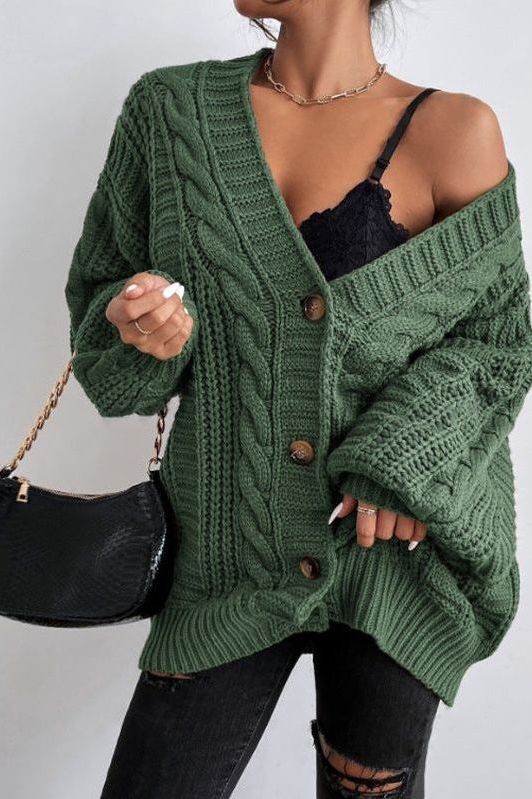 Enna | Cozy Cable-Knit Cardigan