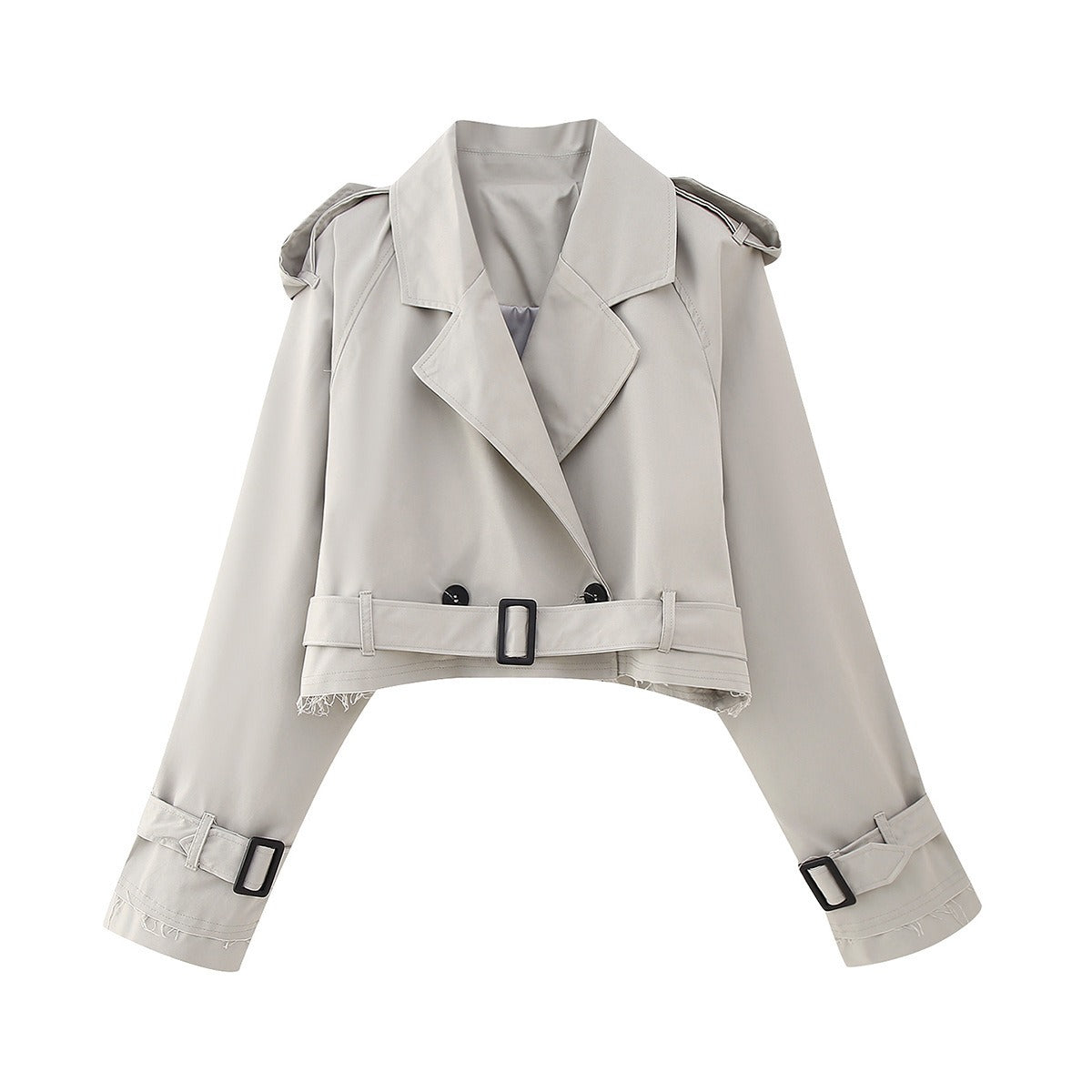Eve | Cropped Trench Coat