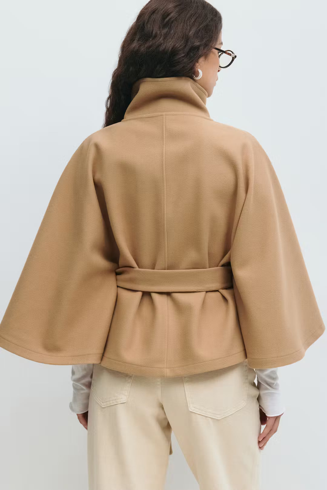 Anoush Belt Cape Jacket