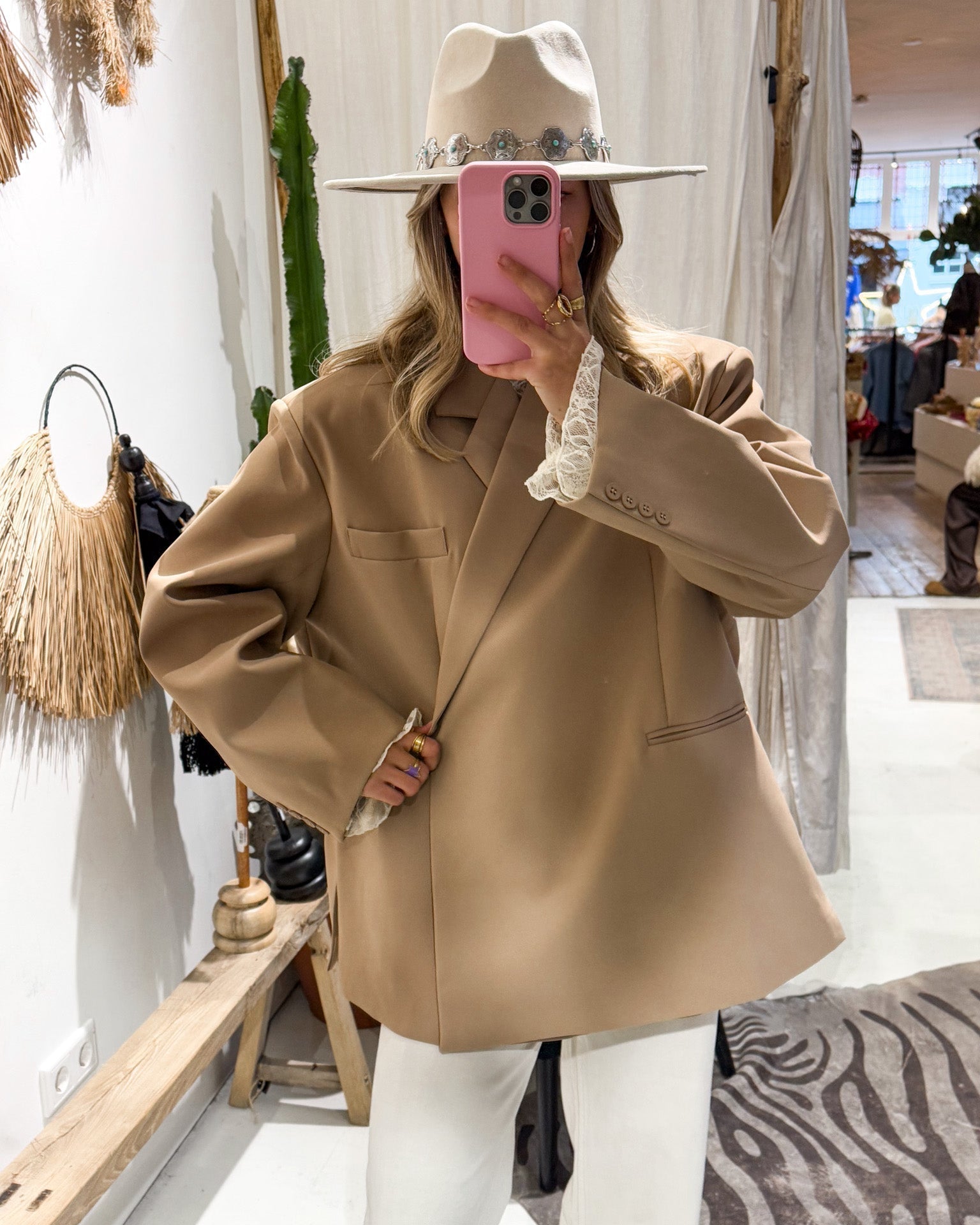 Oversized Blazer Camel