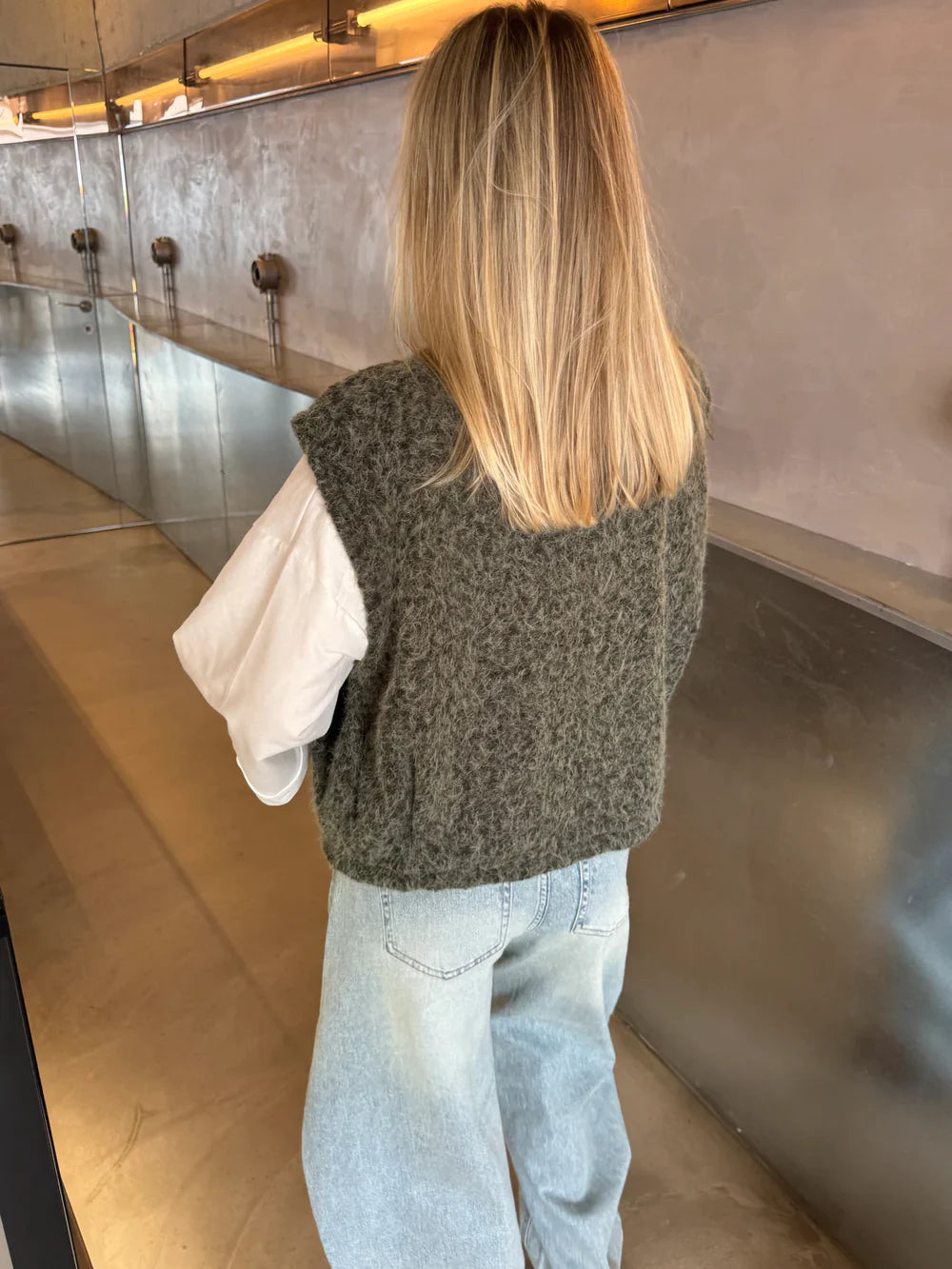 Soft Sleeveless Jacket