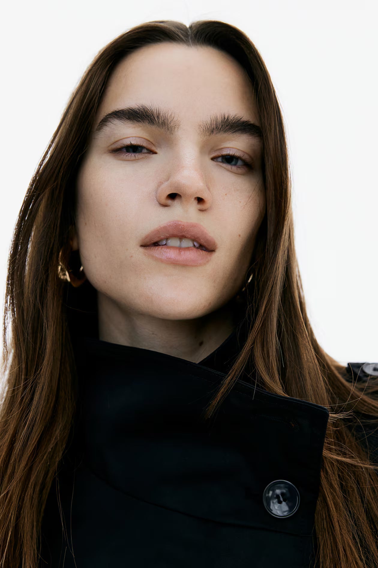 Cropped Belted Trench