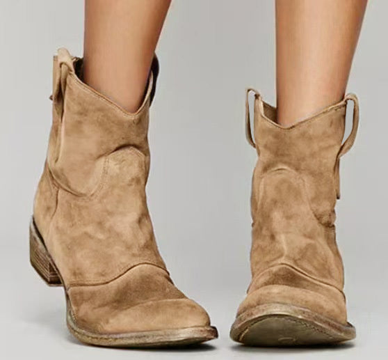 Paloma | Vintage-Finish Western Boots