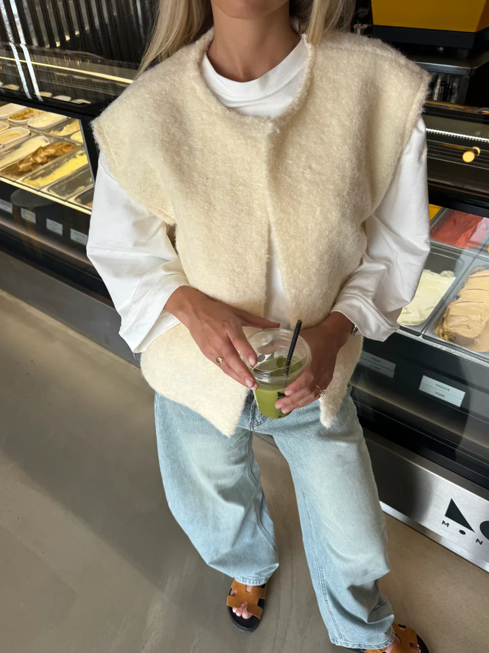 Soft Sleeveless Jacket