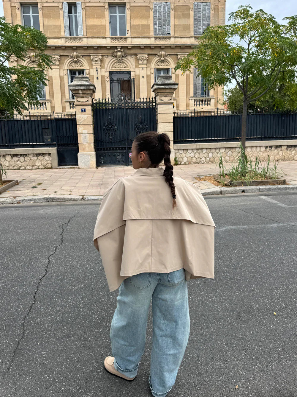 Oversized Cape Coat