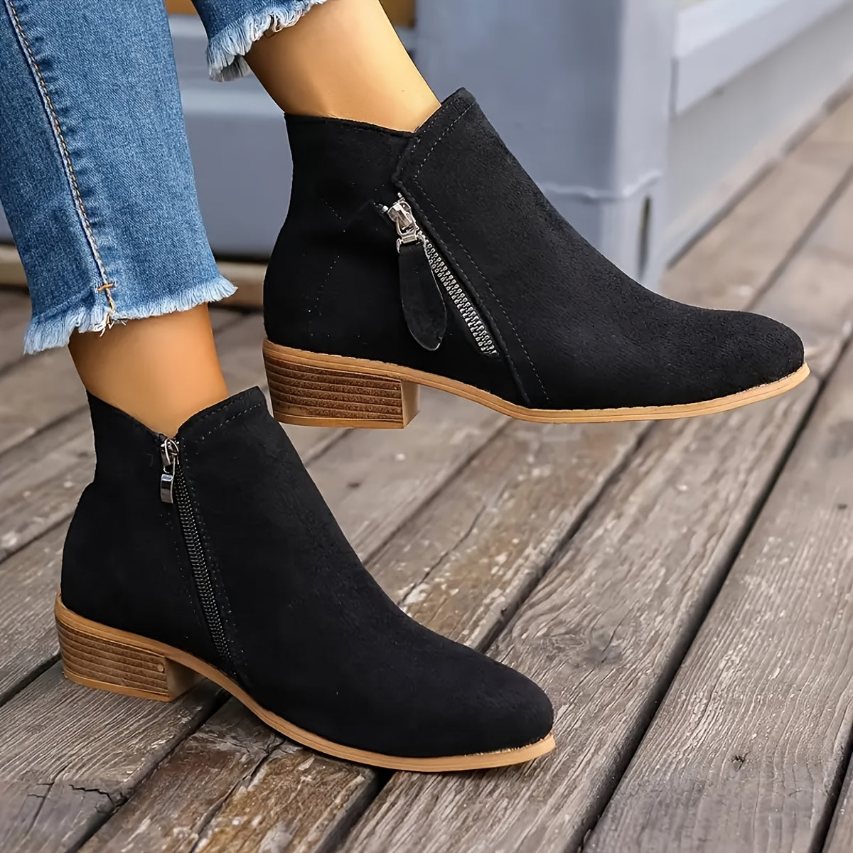 Loriana | Stylish Side-Zip Boots