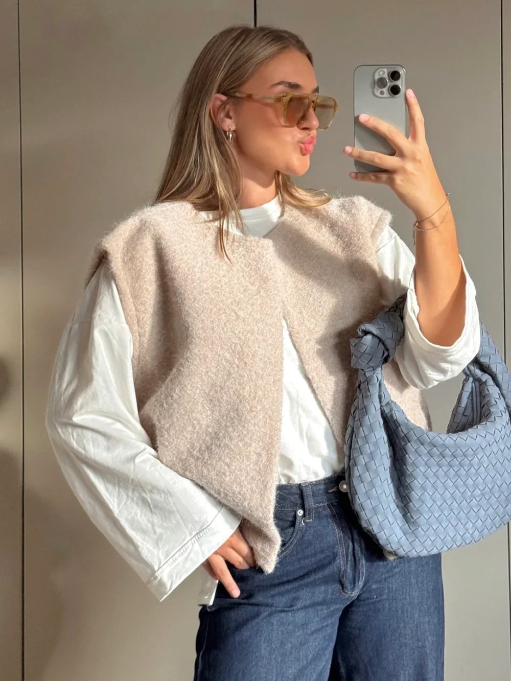 Soft Sleeveless Jacket