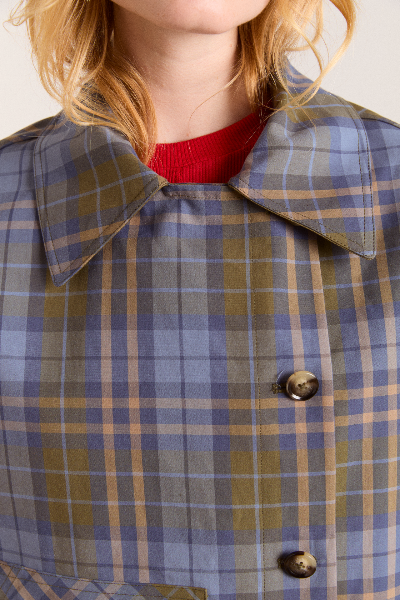 Olive Reversible Crop Trench