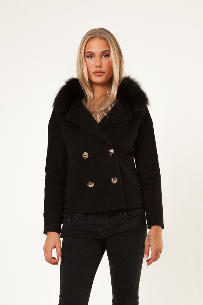 Double Button Coat - Anoush
