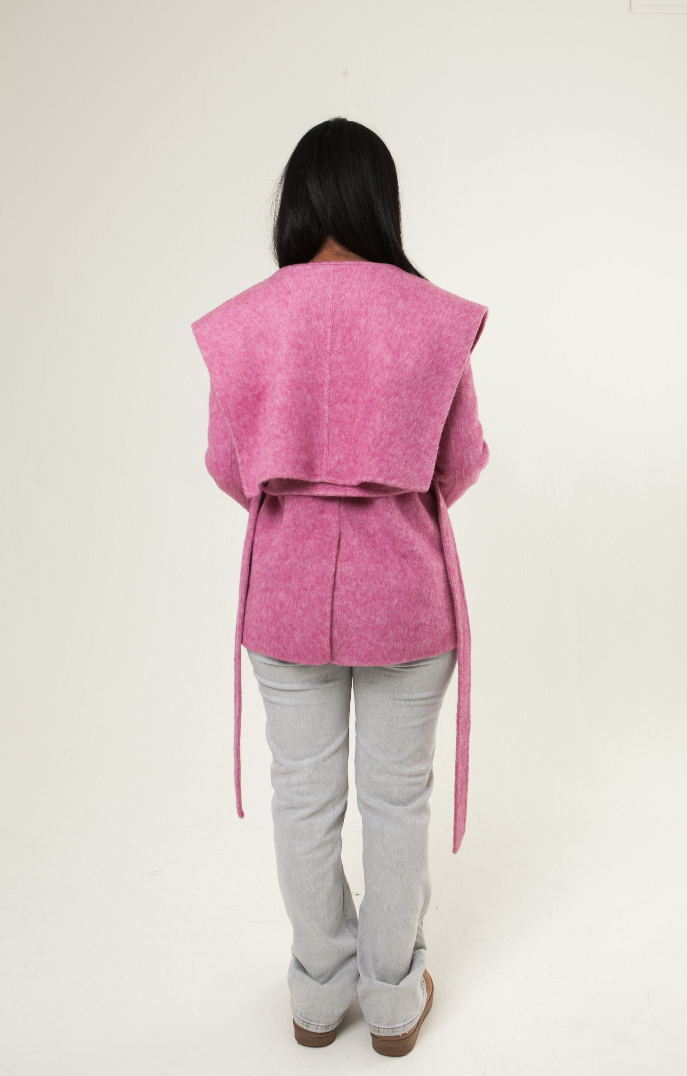 Double-Woven Wool Coat