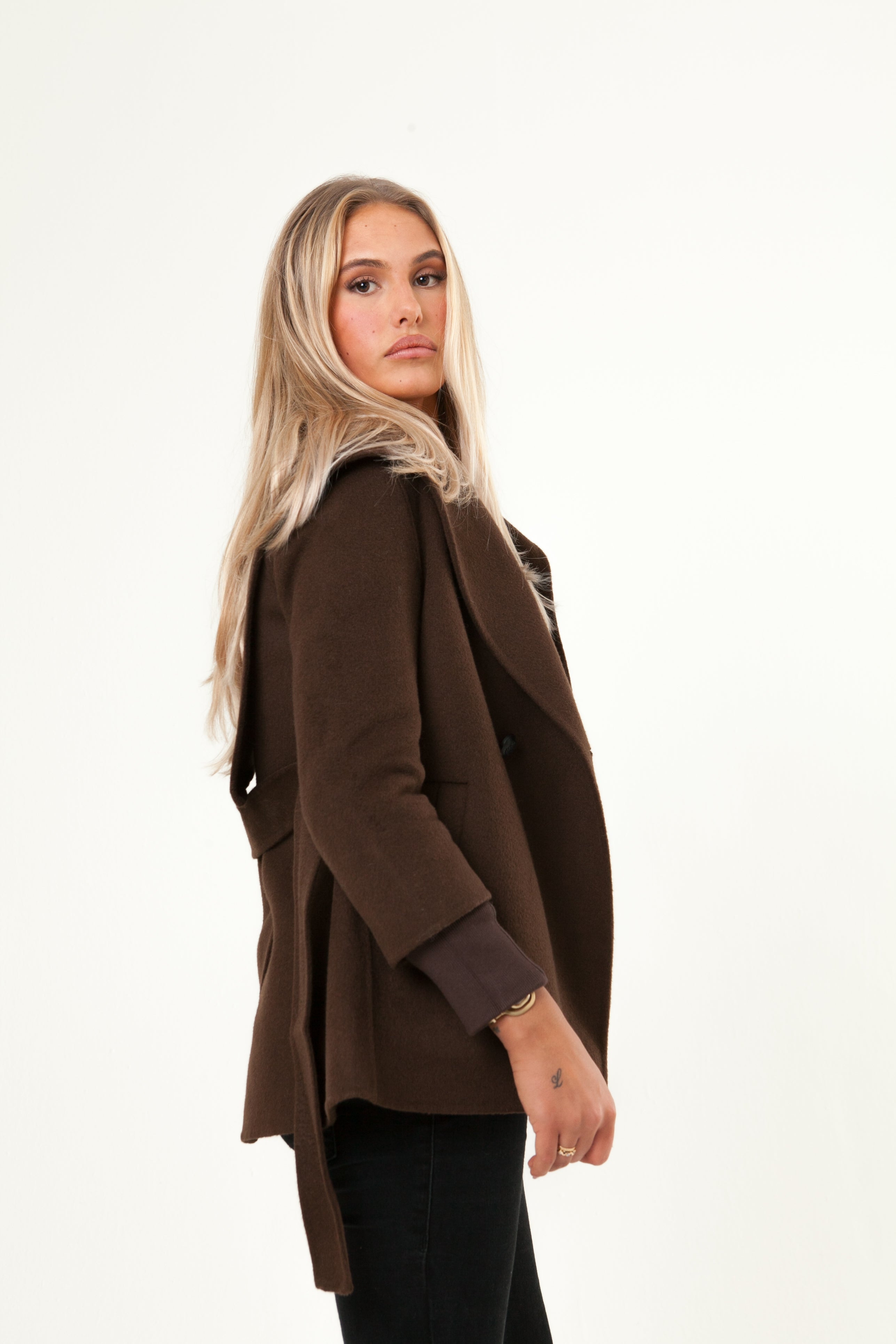 Double-Woven Wool Coat
