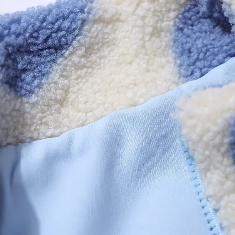 DARIA | Reversible Jacket with Little Hearts