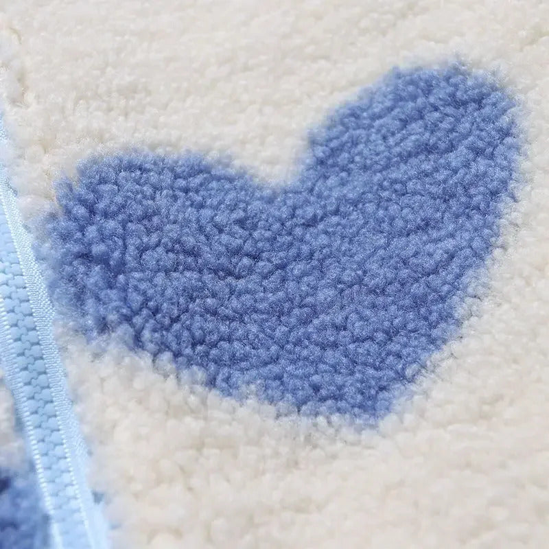 DARIA | Reversible Jacket with Little Hearts