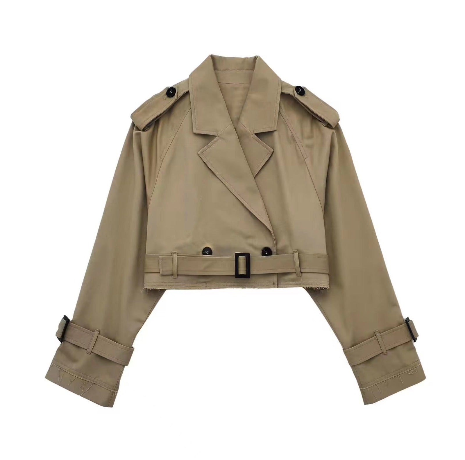 Eve | Cropped Trench Coat