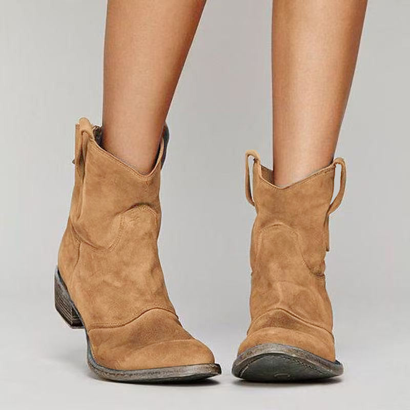 Paloma | Vintage-Finish Western Boots