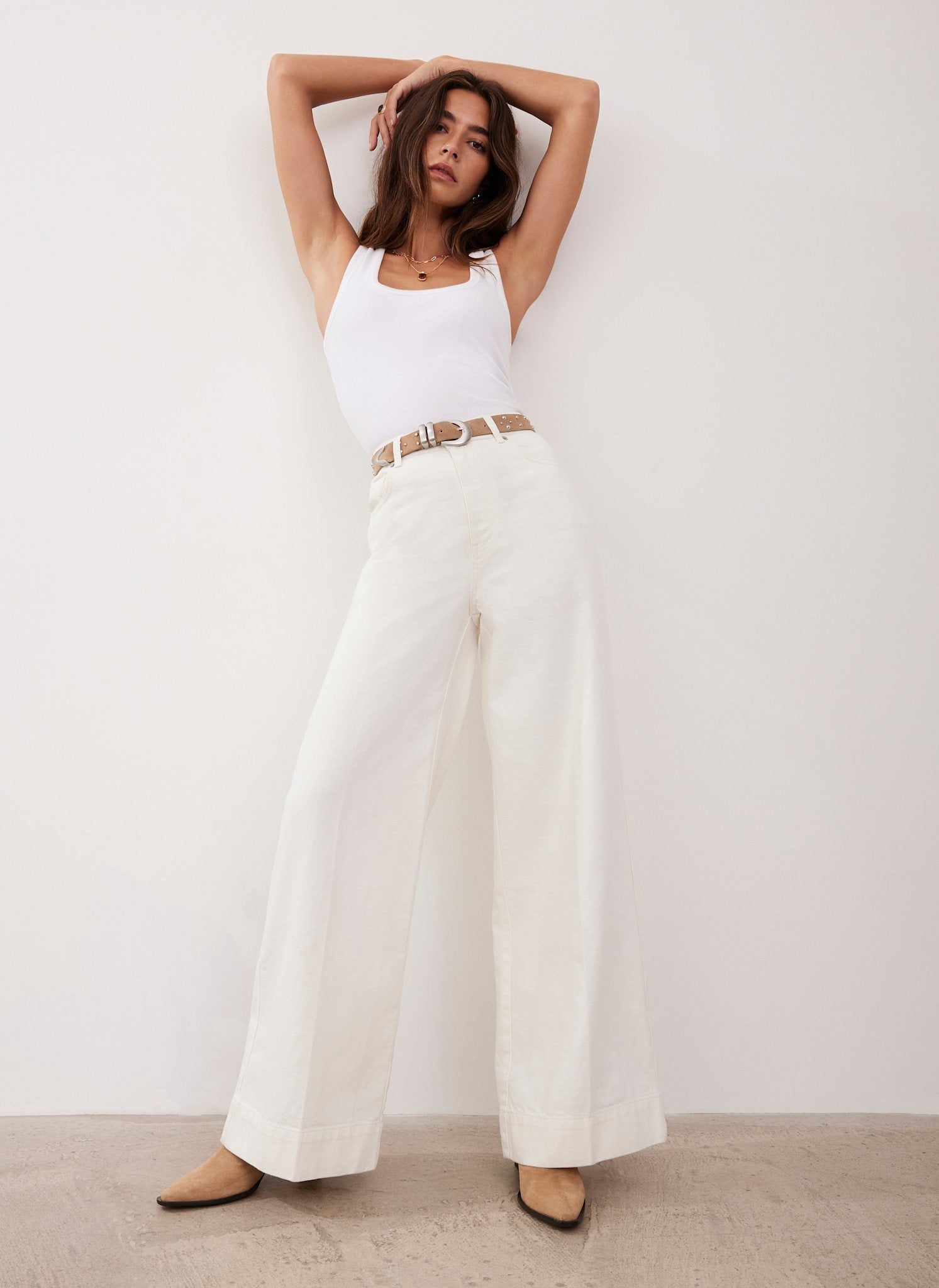 Everyday Cream Wide Denim