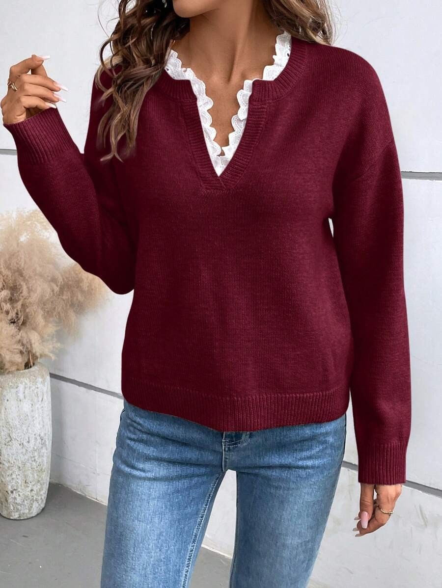 Ellen | Chic V-Neck Sweater