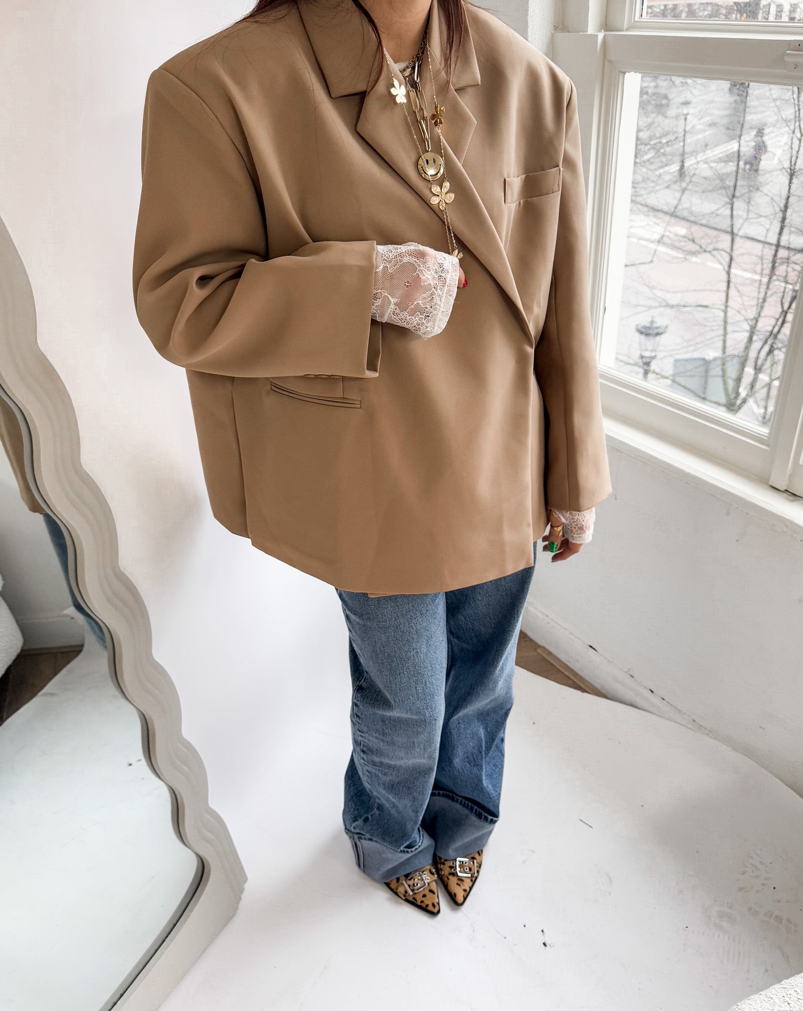 Oversized Blazer Camel