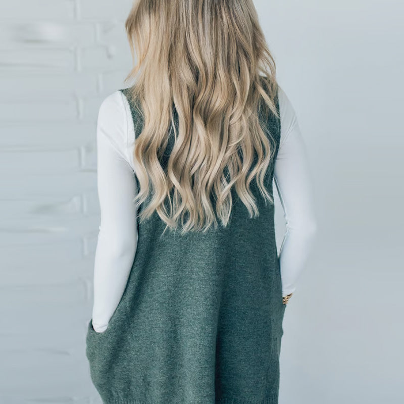 Venus | Cozy Pocket Sweater Vest